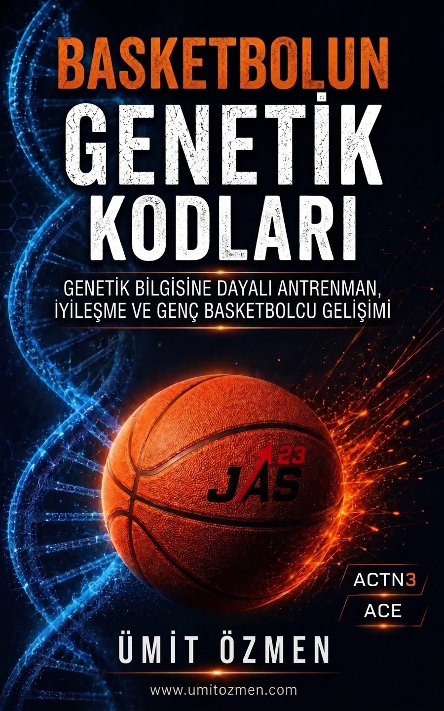 Basketbolun Genetik Kodları kitabının Türkçe ön kapağı